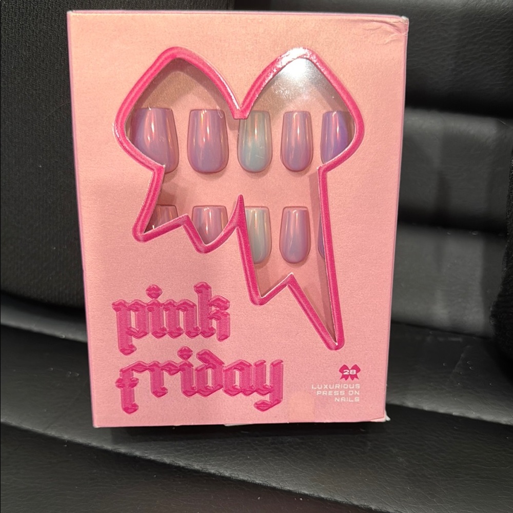 Pink Friday Press-On Nails - Multicolor